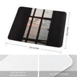 yanfind The Mouse Pad Backlit Darkness Silhouette Window Dark Ocean Sea Windows Beach Architecture Sunset Pattern Design Stitched Edges Suitable for home office game