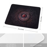 yanfind The Mouse Pad Oliver Henze Black Dark Blood Moon Sky Stars Circular Wood Photoshop Pattern Design Stitched Edges Suitable for home office game