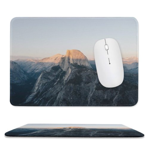 yanfind The Mouse Pad Landscape Peak Sunrise National Yosemite Activities Leisure Pictures Outdoors Grey Sunset Pattern Design Stitched Edges Suitable for home office game
