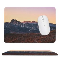 yanfind The Mouse Pad Luca Bravo Giau Pass Mountain Range Dolomites Sunset Landscape Dawn Italy Pattern Design Stitched Edges Suitable for home office game