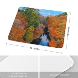 yanfind The Mouse Pad Abies Scenery Tree Autum Plant Leaf Fir Scotland PNG Fall Outdoors Pattern Design Stitched Edges Suitable for home office game