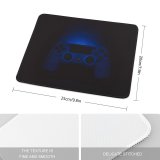 yanfind The Mouse Pad Dark Games DualShock PlayStation Controller Gamepad PS Game Light Pattern Design Stitched Edges Suitable for home office game