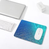 yanfind The Mouse Pad Ripples Bird's Sea Eye K Drone Shot Ocean Pattern Design Stitched Edges Suitable for home office game
