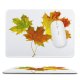 yanfind The Mouse Pad Maple Autumn Woody Leaves Maple Plant Fall Decoration Plane Leaf Leaf Tree Pattern Design Stitched Edges Suitable for home office game