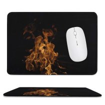 yanfind The Mouse Pad Domain Pictures Fire Amazing Awesome Exposure Cool Flame Public Hot Bonfire Pattern Design Stitched Edges Suitable for home office game