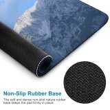 yanfind The Mouse Pad Landscape Peak Countryside Domain Rock Pastel Kaiser Pictures Outdoors Austria Snow Pattern Design Stitched Edges Suitable for home office game