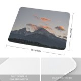 yanfind The Mouse Pad Landscape Peak Sunrise Abies Plant Pictures Cloud Outdoors Fish Tree Sunset Pattern Design Stitched Edges Suitable for home office game