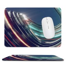 yanfind The Mouse Pad Dante Metaphor Abstract Swirls Render CGI Colorful Glowing Pattern Design Stitched Edges Suitable for home office game