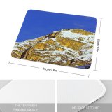 yanfind The Mouse Pad Wallpapers Peak Pictures Range Outdoors Ice Cliff Snow Creative Mountain Images Pattern Design Stitched Edges Suitable for home office game