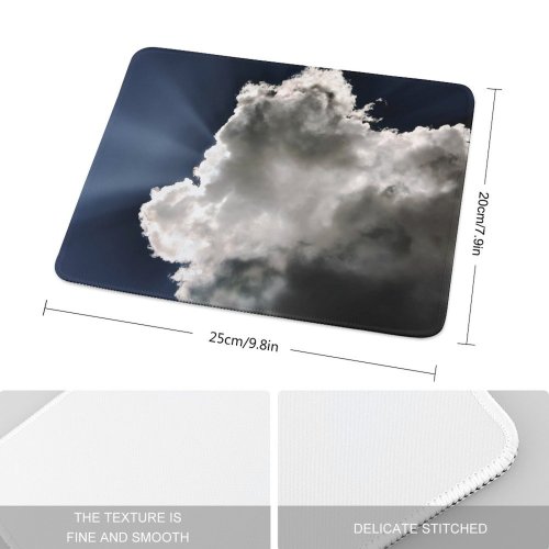 yanfind The Mouse Pad Sky Beam Cumulus Light Free Cloudy Austria Kitzbühel Atmosphere Outdoors Wallpapers Pattern Design Stitched Edges Suitable for home office game