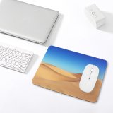 yanfind The Mouse Pad Desert Sand Dunes Clear Sky Pattern Design Stitched Edges Suitable for home office game