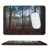 yanfind The Mouse Pad Abies Plant Woodland Forest Wilderness Grove Pictures Outdoors Grey Tree Fir Pattern Design Stitched Edges Suitable for home office game