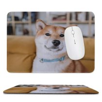 yanfind The Mouse Pad Funny Curiosity Sit Cat Little Eye Family Pet Fur Pattern Design Stitched Edges Suitable for home office game