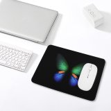 yanfind The Mouse Pad Dark Minimal Butterfly Galaxy Fold Pattern Design Stitched Edges Suitable for home office game