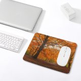 yanfind The Mouse Pad Scenery Tree Plant Leaf Free Trunk Woodland Outdoors Maple Forest Wallpapers Pattern Design Stitched Edges Suitable for home office game