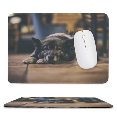yanfind The Mouse Pad Dog Hardwood Pet Wallpapers Free Pictures Wood Grey Images Doggy Pattern Design Stitched Edges Suitable for home office game