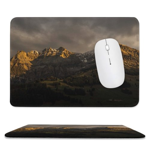 yanfind The Mouse Pad Free Peak Pictures Plateau Range Frutigen Outdoors Schweiz Stock Mountain Images Pattern Design Stitched Edges Suitable for home office game
