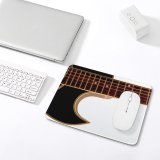 yanfind The Mouse Pad Melody Sound Bass Wood Flamenco Accessory Acoustic Guitar Rock Play Musical Instrument Pattern Design Stitched Edges Suitable for home office game