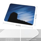 yanfind The Mouse Pad Castle Atmosphere Night Silhouette Light Landscape Moon Ruin Cloud Architecture Sky Night Pattern Design Stitched Edges Suitable for home office game