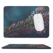 yanfind The Mouse Pad Abies Pine Plant Wildlife Spruce Affori Pictures Winter Grey Tree City Pattern Design Stitched Edges Suitable for home office game