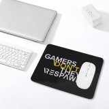 yanfind The Mouse Pad Black Dark Quotes Gamer Quotes Dont Die Respawn Hardcore Dark Pattern Design Stitched Edges Suitable for home office game