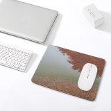 yanfind The Mouse Pad Landscape Plant Domain Foliage Upstate Pictures Grey Tree Season York Leaves Pattern Design Stitched Edges Suitable for home office game