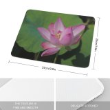 yanfind The Mouse Pad Aquatic Pond Blossom Rose Plant Purple Lotus Wallpapers Lily Flower Creative Pattern Design Stitched Edges Suitable for home office game