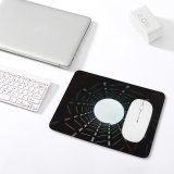 yanfind The Mouse Pad Black Dark Modern Architecture Building Sky Tunnel Pattern Design Stitched Edges Suitable for home office game