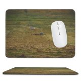 yanfind The Mouse Pad Vehicle Landscape Rural Countryside Creative Pasture Mound Slope Farm Ground Pictures Pattern Design Stitched Edges Suitable for home office game