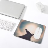yanfind The Mouse Pad Blur Golden Solar Clouds Sunlight Sunset Halo Spirituality Arm Light Sun Outdoors Pattern Design Stitched Edges Suitable for home office game