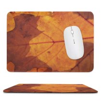 yanfind The Mouse Pad Maple Perspective Autumn Landscape Maple Plant Leaf Forest Leaf Sunshine Tree Tree Pattern Design Stitched Edges Suitable for home office game