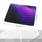 yanfind The Mouse Pad Dante Metaphor Abstract Hexagons Patterns Violet Blocks Pattern Design Stitched Edges Suitable for home office game