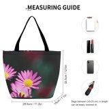Yanfind Shopping Bag for Ladies Flower Flora Plant Daisies Daisy Aster Beauty Phistil Depth Field Sunny Reusable Multipurpose Heavy Duty Grocery Bag for Outdoors.