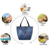 Yanfind Shopping Bag for Ladies Flying Birds Hintersee Deutschland Leaf Insect Invertebrate Butterfly Winter Frozen Transportation Aircraft Reusable Multipurpose Heavy Duty Grocery Bag for Outdoors.