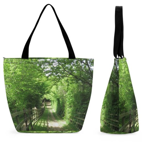 Yanfind Shopping Bag for Ladies Garden Arbour Outdoors Capstone Farm Country Park Cafe Road Gillingham Uk Reusable Multipurpose Heavy Duty Grocery Bag for Outdoors.