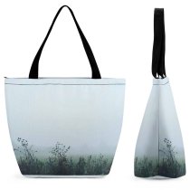 Yanfind Shopping Bag for Ladies Grey Fog Outdoors Mist Stanley Cottages Margaret Street Felixstowe United Reusable Multipurpose Heavy Duty Grocery Bag for Outdoors.