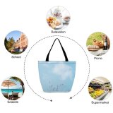 Yanfind Shopping Bag for Ladies Grass Plant Lawn Reed Vegetation Stock Reusable Multipurpose Heavy Duty Grocery Bag for Outdoors.