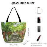 Yanfind Shopping Bag for Ladies Garden Outdoors Arbour Fire Building Creative Commons Reusable Multipurpose Heavy Duty Grocery Bag for Outdoors.