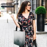 Yanfind Shopping Bag for Ladies Grey Fog Austria Mist Outdoors Tree Landscape Forest Cloud Brume Ecology Flora Reusable Multipurpose Heavy Duty Grocery Bag for Outdoors.