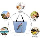 Yanfind Shopping Bag for Ladies Hungarian Flag Castle Hill Hungary Budapest Heritage Capitol Spring Weekend Pole Sky Reusable Multipurpose Heavy Duty Grocery Bag for Outdoors.