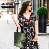 Yanfind Shopping Bag for Ladies Garden Outdoors Arbour Plant Porch Path Public Domain Reusable Multipurpose Heavy Duty Grocery Bag for Outdoors.