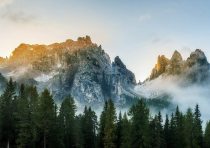 yanfind A3| Dolomites Mountain Poster Print Size A3 Nature Poster