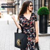 Yanfind Shopping Bag for Ladies Sky Branch Light Leaf Tree Twig Silhouette Darkness Street Atmosphere Reusable Multipurpose Heavy Duty Grocery Bag for Outdoors.