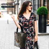 Yanfind Shopping Bag for Ladies Young Pet Kitten Portrait Tabby Cute Little Staring Sit Sleep Cat Reusable Multipurpose Heavy Duty Grocery Bag for Outdoors.