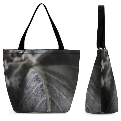 Yanfind Shopping Bag for Ladies Grey Insect Invertebrate Butterfly Birds Moth Creative Commons Reusable Multipurpose Heavy Duty Grocery Bag for Outdoors.