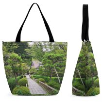 Yanfind Shopping Bag for Ladies Garden Outdoors Arbour Ito District Wakayama Japan Reusable Multipurpose Heavy Duty Grocery Bag for Outdoors.