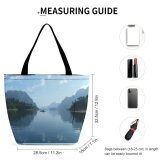Yanfind Shopping Bag for Ladies Adventure Boat Lake Kayak Reusable Multipurpose Heavy Duty Grocery Bag for Outdoors.