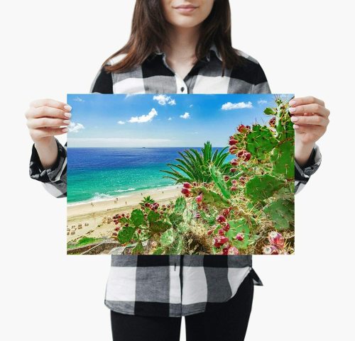 yanfind A3| Fuerteventura Island Beach Poster Size A3 Spain Holiday Poster