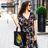 Yanfind Shopping Bag for Ladies Globe Ippnw Light Nuclear Peace Planet Still Space Astronomical Reusable Multipurpose Heavy Duty Grocery Bag for Outdoors.