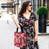 Yanfind Shopping Bag for Ladies Flower Plant Rose Bouquet Arrangement Sydney Nsw Australia Wall Petal Art Reusable Multipurpose Heavy Duty Grocery Bag for Outdoors.